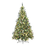 Christabelle 2.1m Pre Lit LED Christmas Tree with Pine Cones CMT-SJ3-210-LED