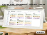 Kitchee Digital Calendar Smart Family Planner - 39.5cm Touchscreen Display White V238-SUPDZ-41416477802576