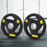 Everfit Weight Plates Olympic 5kgx2 Dumbbells Barbells Plate Weight Lifting Home FIT-K-DB-PL-SET-10KG