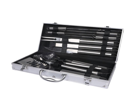 Moyasu 10Pcs BBQ Tool Set Stainless BBQ-SET-10_NZ