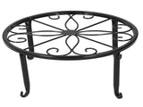 Wrought Iron Plant Stand Flower Pot Holder Stand Indoor Outdoor Display Rack Room Decor V1294-YM0721-3115210017411