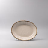 Serving Dish Oval 29cm Flax Glaze V637-C7246