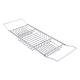 Shower Tub TrayExpandable Bathtub Tray, Stainless Steel Bath Tub Caddy Tray with Extendable Design V1369-AZ3-W-16188
