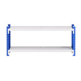 Giantz 2x 0.9M Garage Shelving Workbench Warehouse Rack WR-F-20060-900BG-ABX2