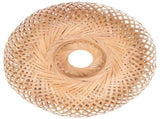 Bamboo Wicker Rattanshade Hand-Woven Double Layer Bamboo Domeshade Asian Rustic Japanese V1192-AZ-W-35251