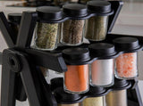 Rotating Spice Rack Spice Organizer with 18 Bottles Seasoning Rack Organizer for Kitchen Counter V1294-YM0716-10349825