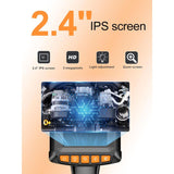 Endoscope 1080P Hd Endoscope, 2.4 Inch Ips Screen Pipe Inspection Ip67 Waterproof V1188-MS-227-1049