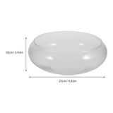 Glass Fish Bowl Transparent Hydroponic Container for Home and Office V1369-AZ3-W-15973