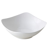 Square-shaped White Ceramic Deep Bowl Minimalist Dining Tableware Salad Soup Container Home Kitchen V1369-AZ3-W-14804