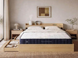 RoomSense Queen Firm Mattress 26cm Bundle with Storage Bed Frame XFKF-1772-Q-AURA-ABC