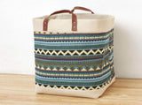 Laundry Basket Grocery Bag Jute Large Capacity Dirty Clothes Storage Basket Bucket for Home Colorful V1294-YM0703-3117230008213