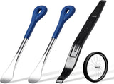 3 Pcs Tire Iron Kit Include 2 Pcs 10" Motorcycle Tire Spoons and a 15" Arc Levers Changing Repair V1258-DP02-C-3064
