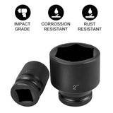 Impact Socket Set Inches 29 Piece Impact Sockets, 6-Point Sockets, Rugged Construction, CR-M0, V952-CJTT34IN29PC00001V0