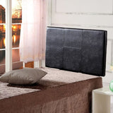 PU Leather Single Bed Headboard Bedhead - Black V63-768065