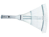 Durable Expandable Rake Head Plated Silver Metal for Garden and Lawn V1370-AZ4-10819