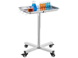 Mayo Stand, Stainless Steel Mayo Tray, Load Capacity up to 35 lbs, Adjustable Height 25.2"-39.8", V952-SYSTCECKFS411UNA4V0
