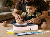 Mini Pottery, 158 mm Turntable, Forward and Reverse Rotation, Adjustable Speed, Electric Clay V952-ETLPJFXFSWJBBPLIL001V3
