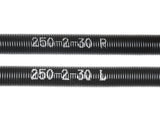 Garage Door Torsion Springs, 16000 Cycles, Pair of 0.25 x 2 x 30inch, Garage Door Springs with V952-CKMDH0250X2XGEHH7V0
