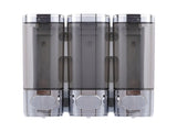 3 Chamber Shower Soap Dispenser 3x300ml Capacity Wall Mounted Shampoo and Conditioner Dispenser for V1294-YM0901-3112250042612