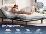 Giselle 22cm Cooling Gel Memory Foam Mattress Single Medium Firm FOAM-C-MFM-H022-S