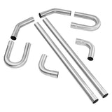 VEVOR DIY Universal Exhaust Kit 8 Pieces Exhaust Pipe Kit with Slip-Fit Joint V952-DZPQGTJ8PCS2IQRFLV0