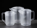 Water Pitcher PC Plastic High Temperature Resistance Frosted Kettle Mix Drinks Water Jug with Scale V1294-YM0706-3118230174811