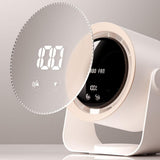 Digital Display Desk Fan Air Circulator Quiet Fan 100 Speeds Adjustable Table Fan for Camping Office V1263-JX-7211-2