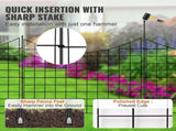 Garden Fence, 7593 cm Animal Barrier Fence, Underground Decorative Garden Fencing with 6.38 cm V952-JSWL385295INRNI2VV0