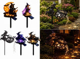 Halloween Witch Cauldron Garden Light, Solar Powered Halloween Projector Outdoor Decoration with V1369-AZ3-W-17949