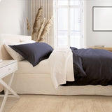 Royal Comfort - Balmain 1000TC Bamboo cotton Quilt Cover Sets - Charcoal ABM-10002062