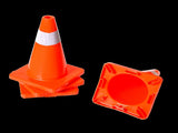 4pcs 45cm Road Traffic Cones Reflective Overlap Parking Emergency Safety Cone V63-821991