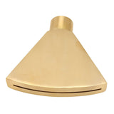 Fan Shaped Fountain Nozzle G1 Inch Brass Flat Head Spray Nozzle Fountain Sprinkler Head for Garden V1294-YM0706-3111230203411