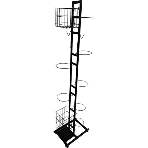 Sports Equipment Storage Rack - Vertical Ball Organiser Basketball Garage Stand V238-SUPDZ-40838091931728