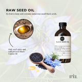 100ml Pure Black Seed Oil - 100% Ethiopian Nigella Sativa Cumin Cold Pressed V238-SUPDZ-31783277625424
