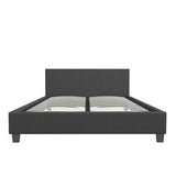 Milano Sienna Luxury Bed with Headboard - Charcoal No.35 - Single ABM-10002031