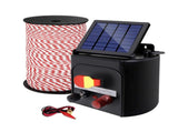 Giantz Fence Energiser 5KM Solar Powered Electric 500M Poly Rope SFC-FIK-ROPE-500M-5KM