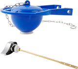 Large 3-Inch Toilet Flapper with Toilet Handle Replacement Compatible with TOTOTHU004-CP Trip Lvr V1258-DP02-C-825