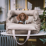 Green Blue Black car dog seat, dog travel, pet car accessories, dog safety in car, Australian pet V1102-136-GRE-35067