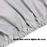 Boat Seat Cover Pedestal Pontoon Captain Boat Bench Chair Helm Protective Covers, White V1188-WSZ-A-1831