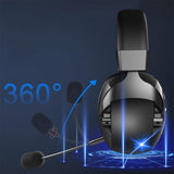 3-in-1 Wireless Gaming Headset 2.4G Bluetooth Computer Headphone with Mic for PS5 PS4 Console V1263-JX-7073