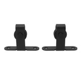 Mini Black Sliding Barn Door Hardware Roller Set Barn Door Lift Rail Accessories for Cabinet V1294-YM0901-3114230086611