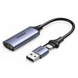 UGREEN 40189 USB-C to HDMI 2 in 1 HD Video Capture Card V28-ACBUGN40189