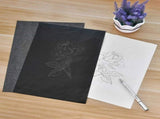 500 Sheets A4 Carbon Paper Tattoo Transfer Copy Paper Thermal Stencil Graphite Tracing Blue V1369-AZ3-W-21374