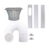 Portable Air Conditioner Window Kit Exhaust Hose Adaptor Pipe & Slide Plate V63-952621