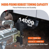 Adjustable Trailer Hitch, 203.2 mm Drop & 165.1 mm Rise Hitch Ball Mount with 50.8 mm Receiver, V952-SQTQJTCB22259NAWHV0