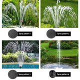 Gardeon Solar Pond Pump Submersible Water Fountain with Battery Kit LED Lights 4FT FOUNT-POND-B-35-DX250