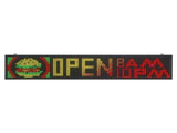 Programmable LED Sign, P10 Full Color Flexible Digital Scrolling Panel, DIY Custom Text Pattern GIF V952-YPGDGGP40X8YXTP44001V3