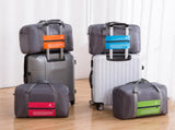 4-Pack Foldable Travel Duffel Bag Set Compact Carry-On Luggage in Pink, Blue, Green & Orange V1107-CS-LXSND4