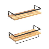 Artiss Floating Wall Shelf Set of 2 FUR-S-WALL-01-WDX2