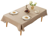 Rectangle Tablecloth Washable Wrinkle Resistant and Water Proof Table Cloth Decorative Linen Fabric V1192-AZ-W-3415